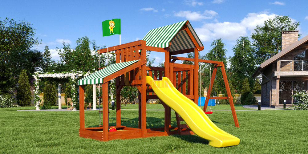 Детская площадка Савушка TooSun (Тусун) 3 Plus с песочницей, фото 4