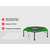 Батут UNIX Line FITNESS Lite Green (130 cm), Цвет: Зеленый, фото 10