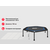 Батут UNIX Line FITNESS Lite Blue (130 cm), Цвет: Синий, фото 3