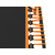 Батут UNIX Line FITNESS Lite Orange (130 cm), Цвет: Оранжевый, фото 8