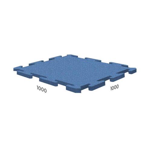 Rubblex Active Puzzle 1000x1000x15 мм, Размер плитки: 1000x1000x15 мм, Цвет плитки: Желтый, фото 6