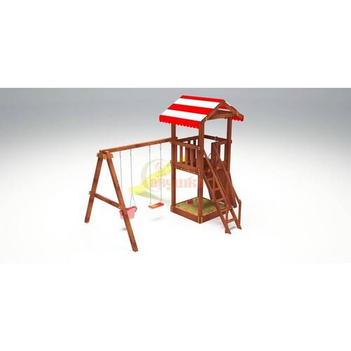 Детская деревянная игровая площадка Савушка Classiс, фото 12