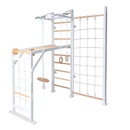 ДСК PERFETTO SPORT "Scala in legno con rete 2" bianco-naturale PS-131, фото 
