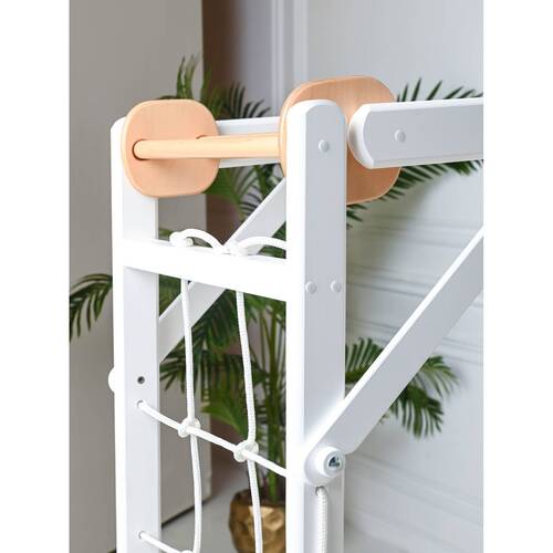 ДСК PERFETTO SPORT "Scala in legno con rete 2" bianco-naturale PS-131, фото 5