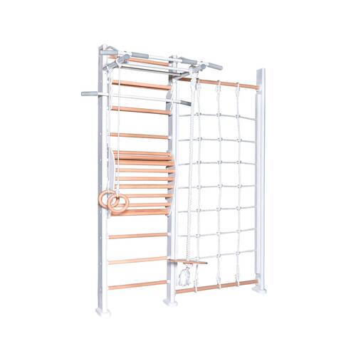 ДСК PERFETTO SPORT "Scala in legno con rete 1" bianco-naturale PS-128, фото 