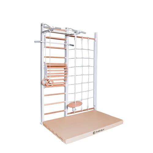 ДСК PERFETTO SPORT "Scala in legno con rete 1" bianco-naturale PS-128, фото 2