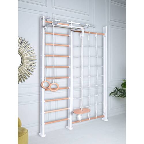 ДСК PERFETTO SPORT "Scala in legno con rete" bianco-naturale PS-125, фото 3