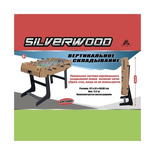 Игровой стол - футбол DFC SILVERWOOD SB-ST-07, фото 8