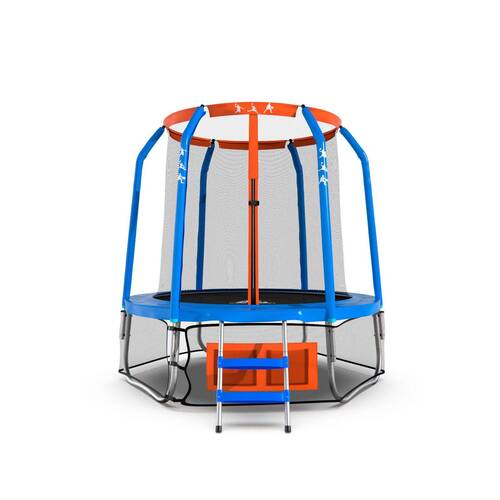 Батут DFC JUMP BASKET 6FT-JBSK-B с внутренней сеткой и лестницей (183 cм), фото 2