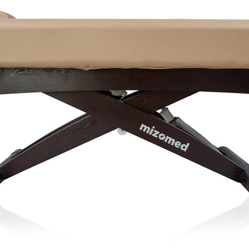 Массажный стол стационарный Mizomed Starlet Deluxe с электроприводом (Бежевый), Цвет: Бежевый, фото 5