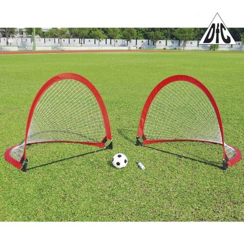 Ворота игровые DFC Foldable Soccer красные GOAL5219A, фото 