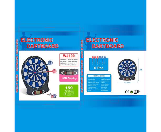 Дартс DFC BLUEBOARD, 6 дротиков DARDBE100, фото 12
