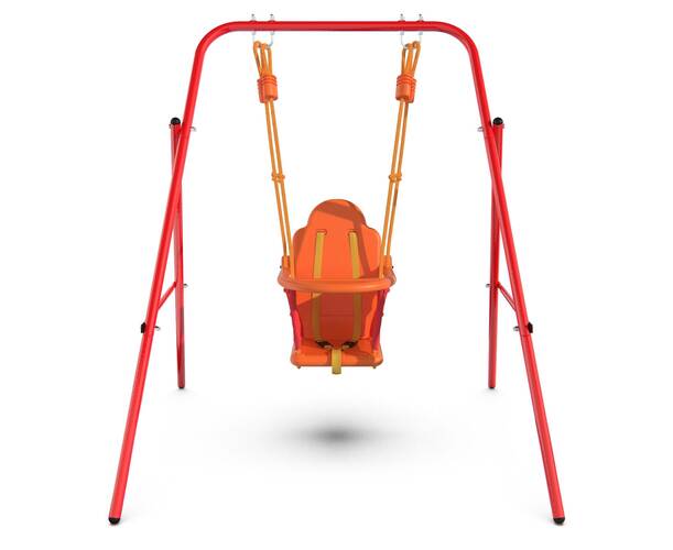 Качели для малышей DFC Kids с ремнями безопасности складные BS-02, фото 2