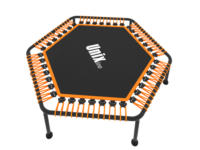 Батут UNIX Line FITNESS Lite Orange (130 cm), Цвет: Оранжевый, фото 3