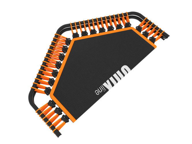 Батут UNIX Line FITNESS Lite Orange (130 cm), Цвет: Оранжевый, фото 6