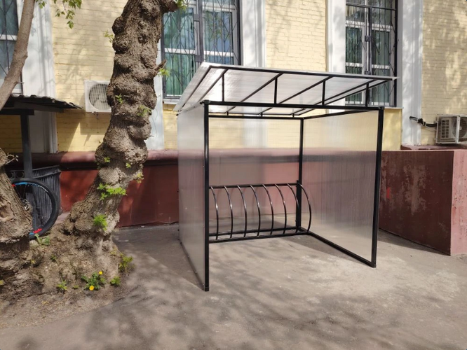 Модульная велопарковка с навесом Stolz веломест (VP26), Материал: Сталь конструкционная, Число веломест: 5 мест, фото 20