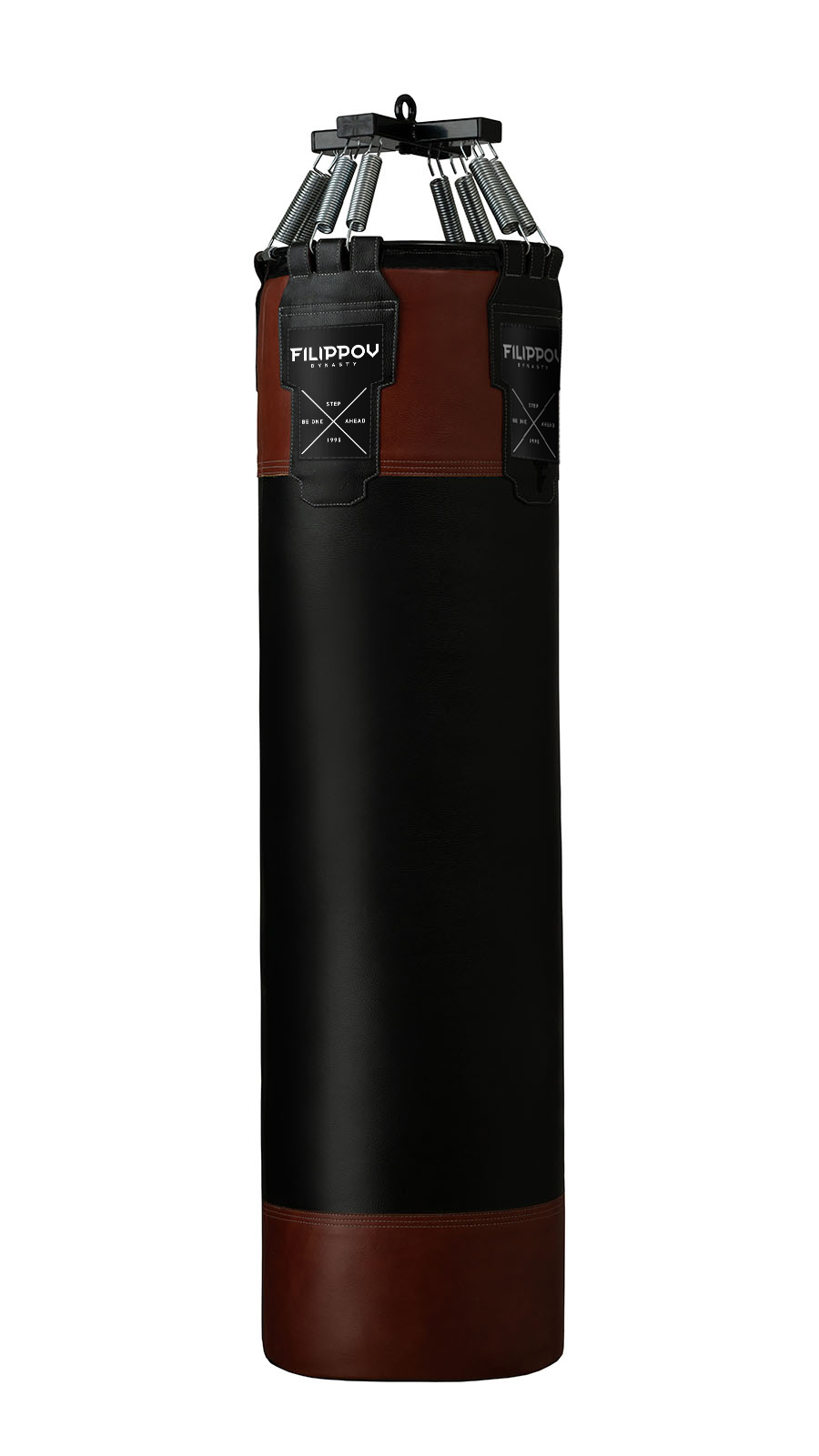Боксерский мешок onePRO FILIPPOV КОЖА 110*40 см 43-45 кг черный