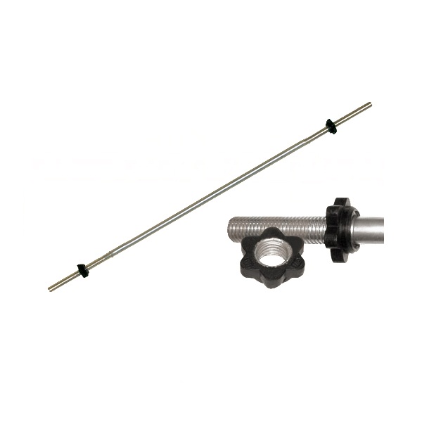 Гриф Barbell 1250 мм d 30 мм замок гайка Кетлера