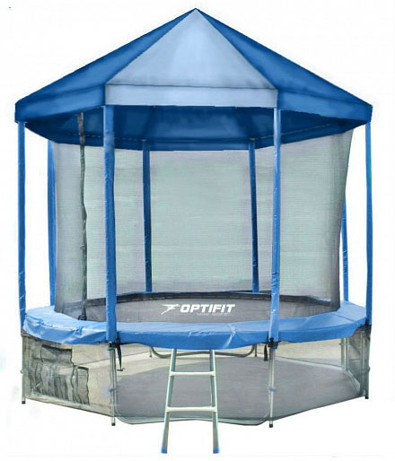 Батут OPTIFIT Like Blue 10ft 3,05 м с синей крышей