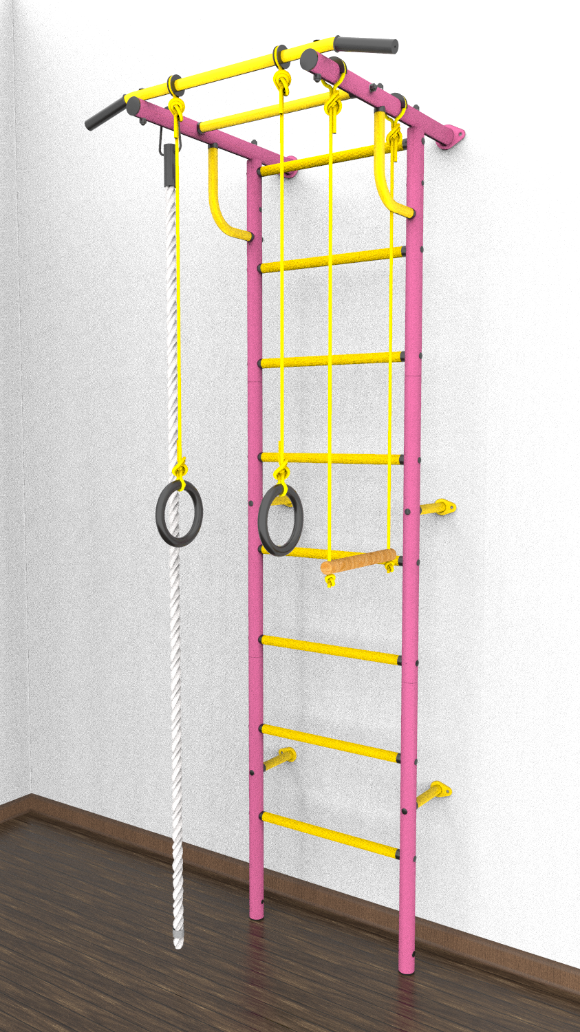 Шведская стенка Rokids Роки-1 розовый