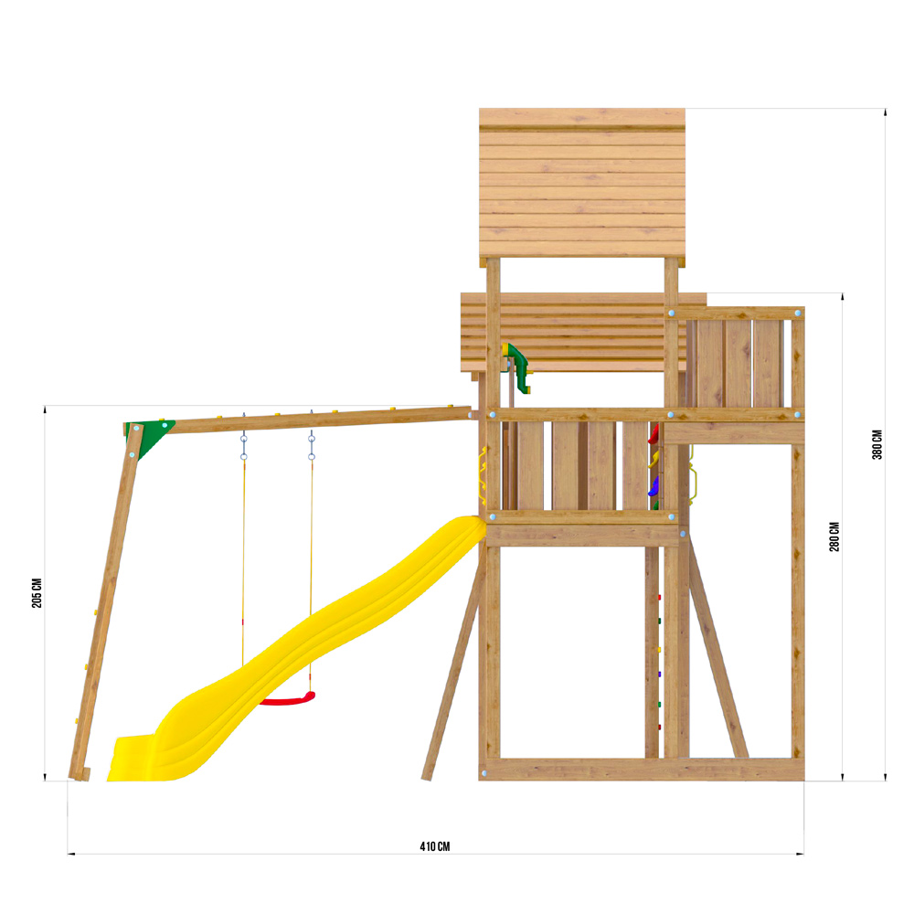 Детская игровая площадка Jungle Gym JВ2 "Килиманджаро"