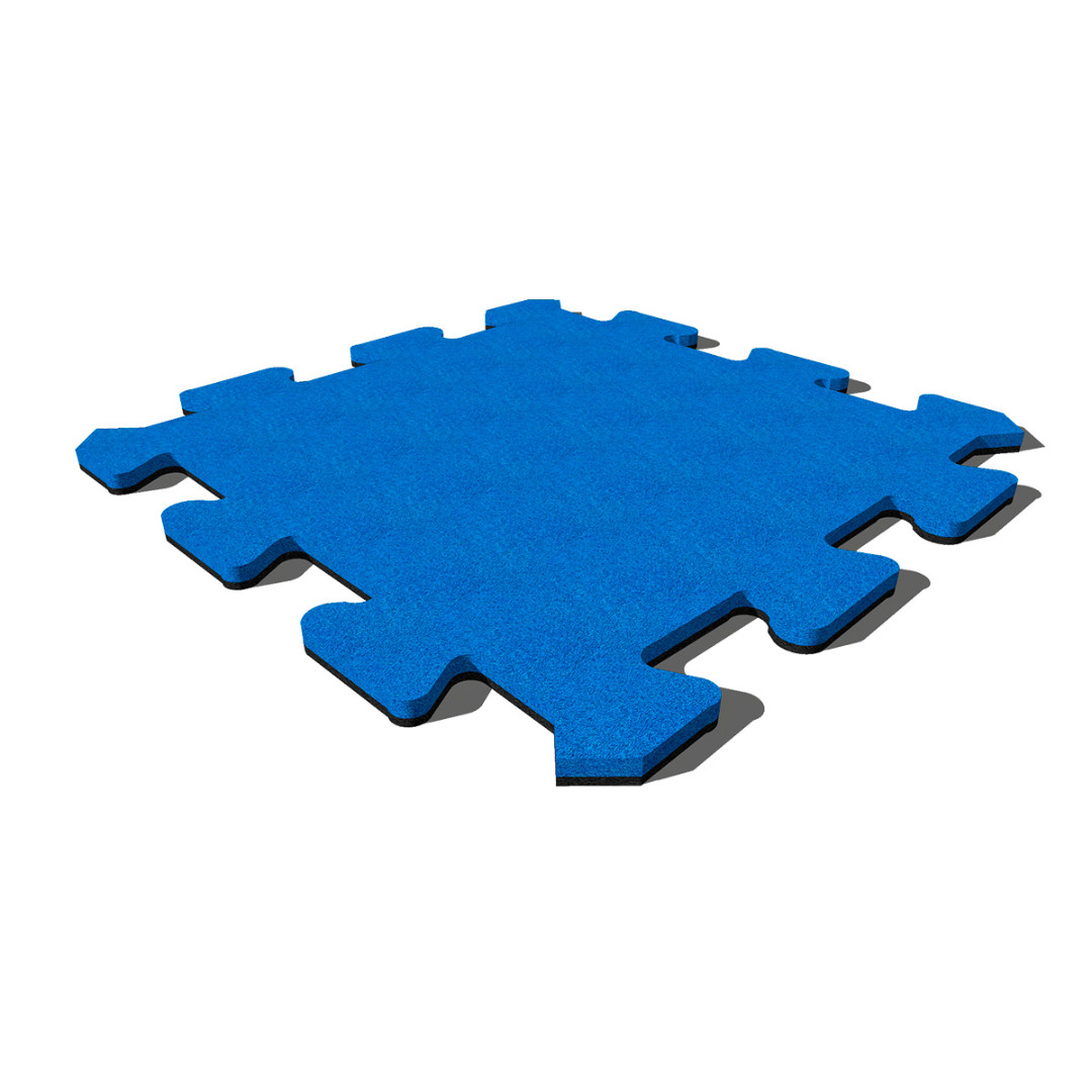 Резиновая плитка «Пазл» 500x500x40 мм