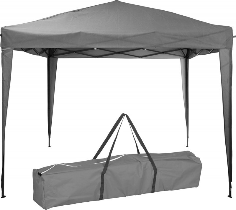 Тент садовый складной Koopman 300x300x245 Серый