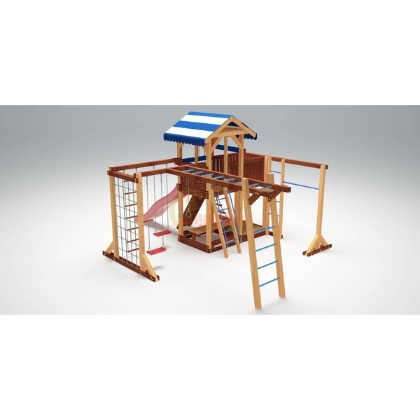 Детская деревянная игровая площадка Савушка 16