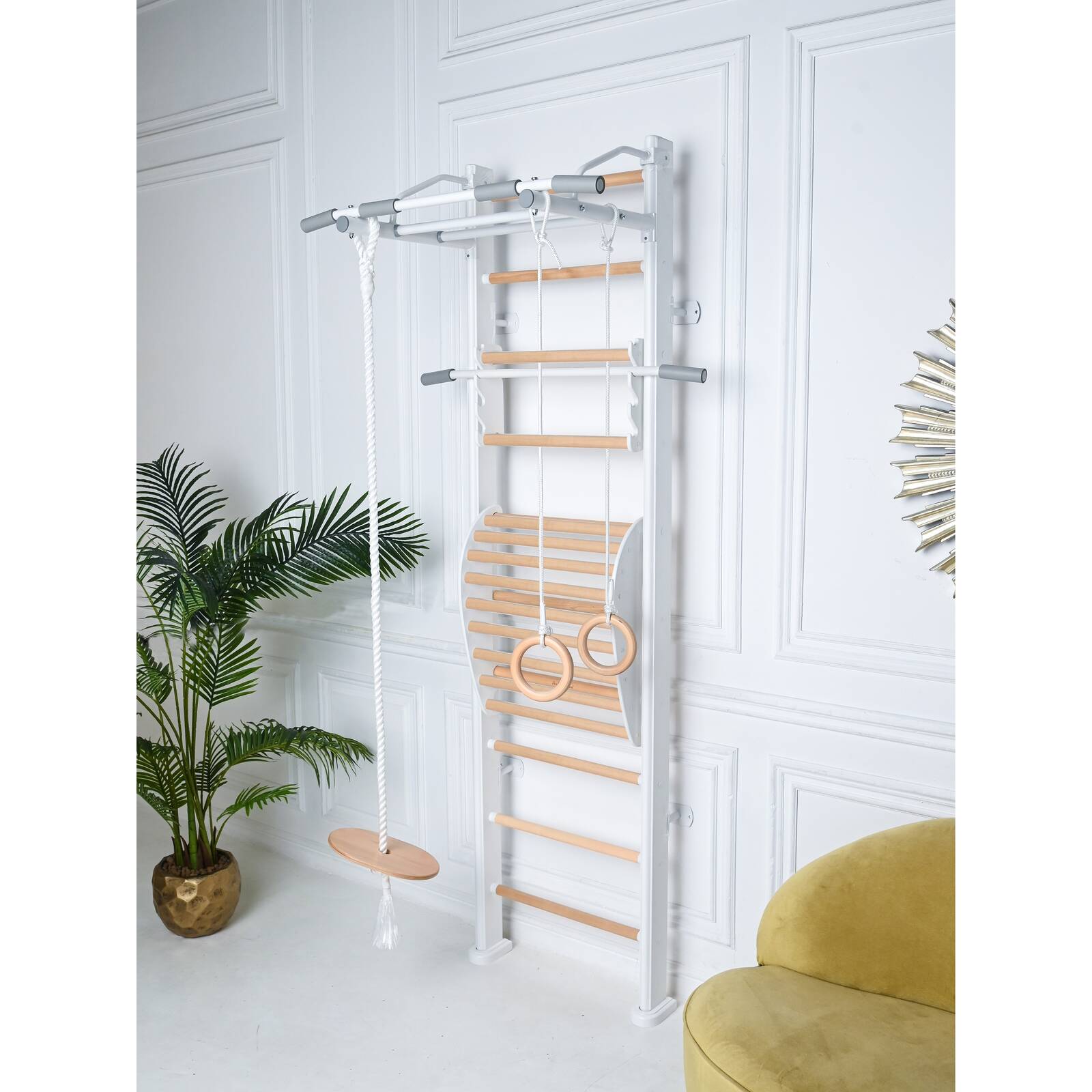 ДСК PERFETTO SPORT "Scala in legno 1" bianco-naturale PS-115