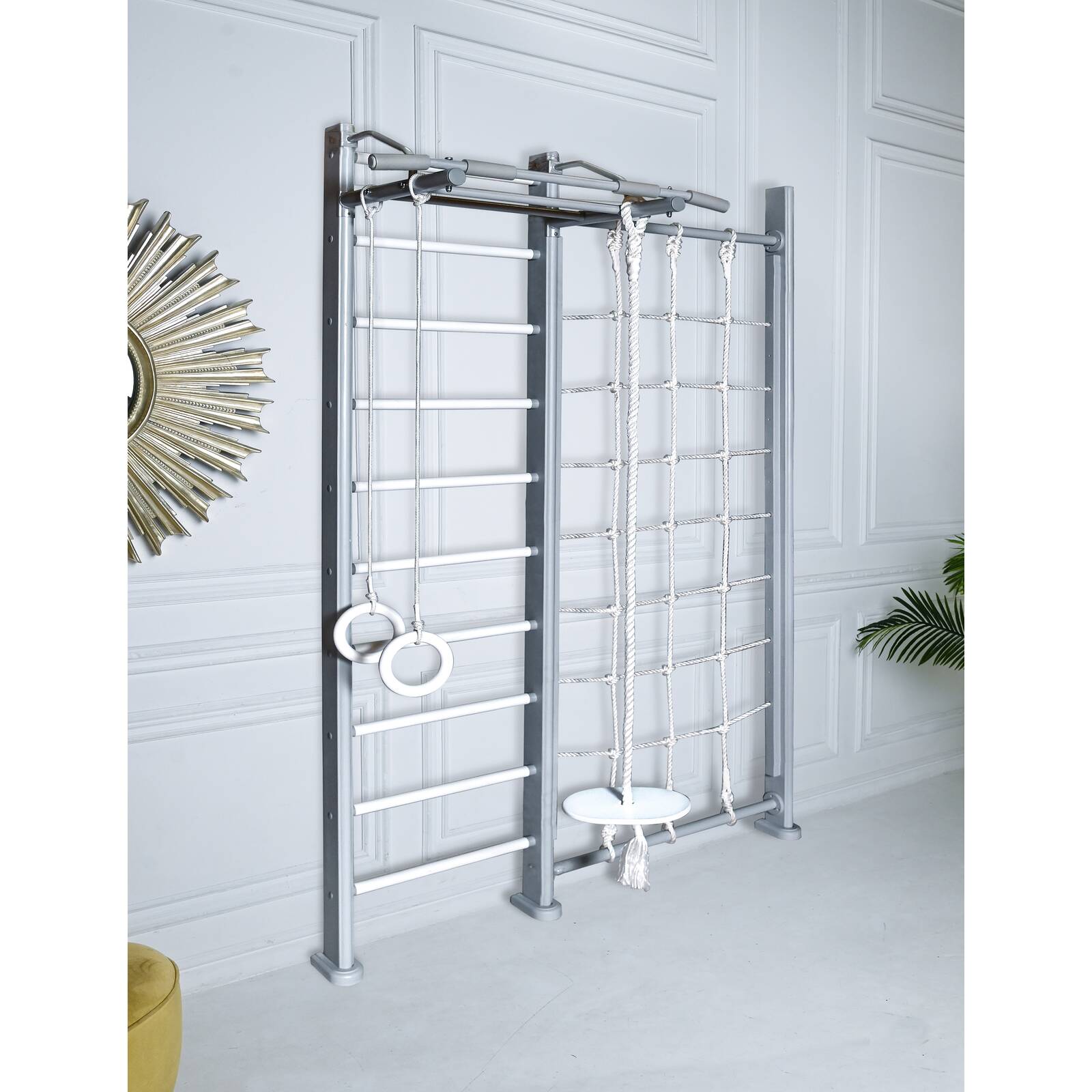 ДСК PERFETTO SPORT "Scala in legno con rete" grigio PS-124