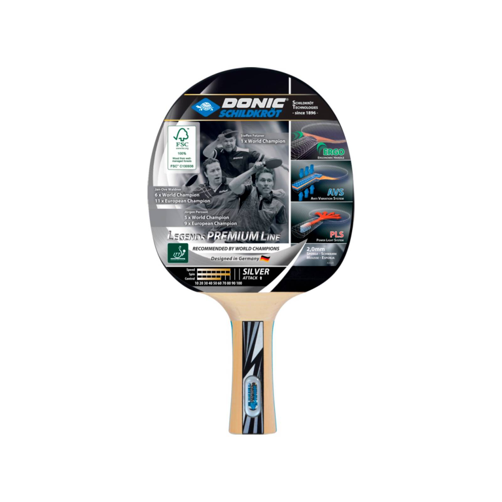 Ракетка DONIC LEGENDS SILVER