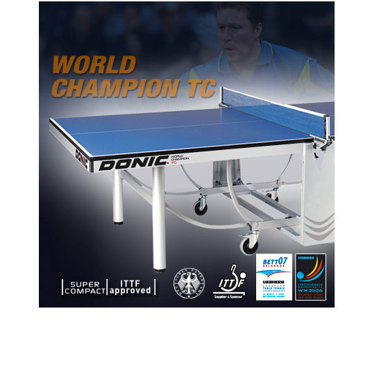 Профессиональный теннисный стол Donic World Champion TC синий (400240-B)