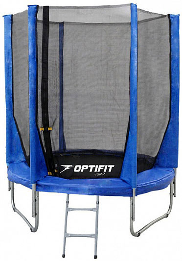 Батут OPTIFIT JUMP 8ft 2,44 м синий