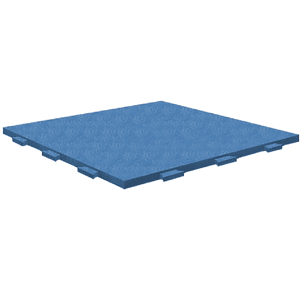 Резиновая плитка со скрытым крепежным замком Comfort 1000x1000x40 мм