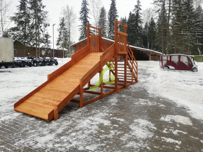 Зимняя горка IgraGrad SnowFox Start, скат 4 м