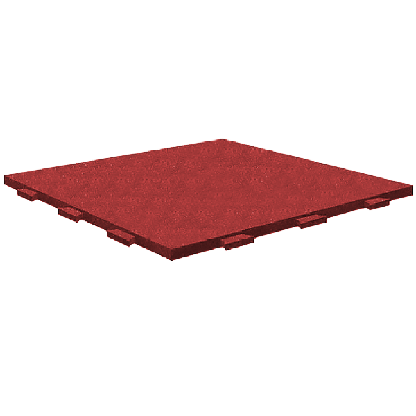 Резиновая плитка со скрытым крепежным замком Comfort 1000x1000x40 мм