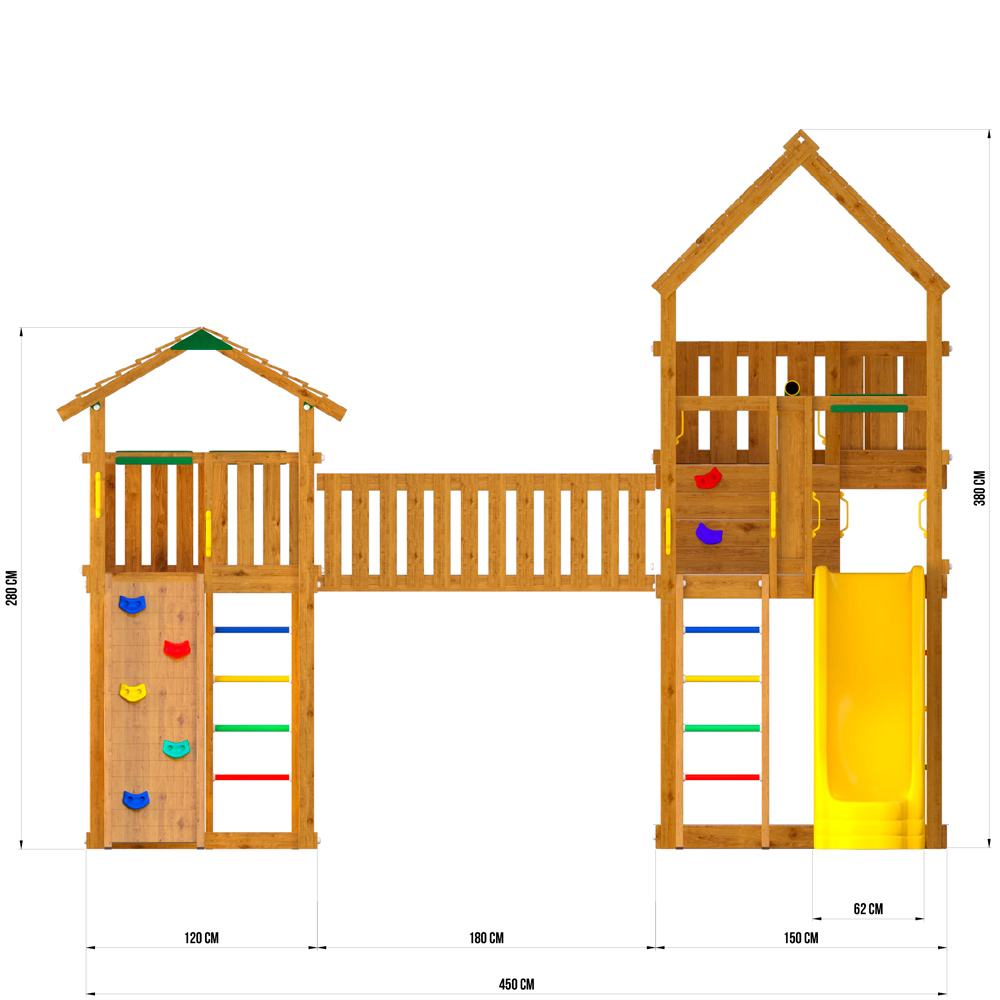 Детская игровая площадка Jungle Gym JВ3 "Монблан"