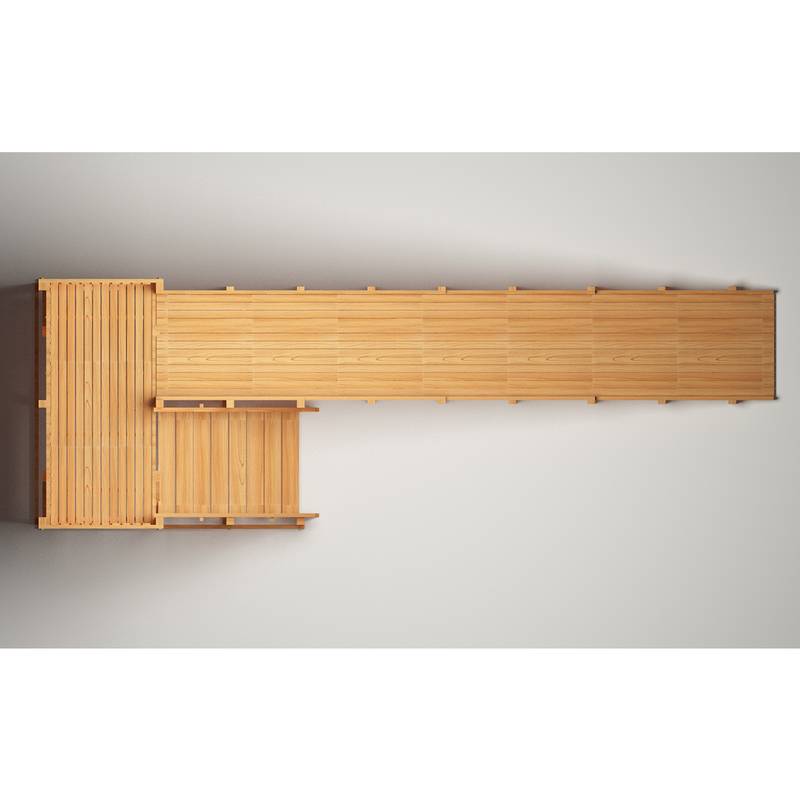 Зимняя деревянная игровая горка Савушка "Зима wood" - 6