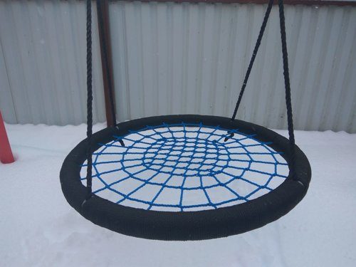 Качели "Гнездо" с толстым ободом ХИТ овал 100x140 см