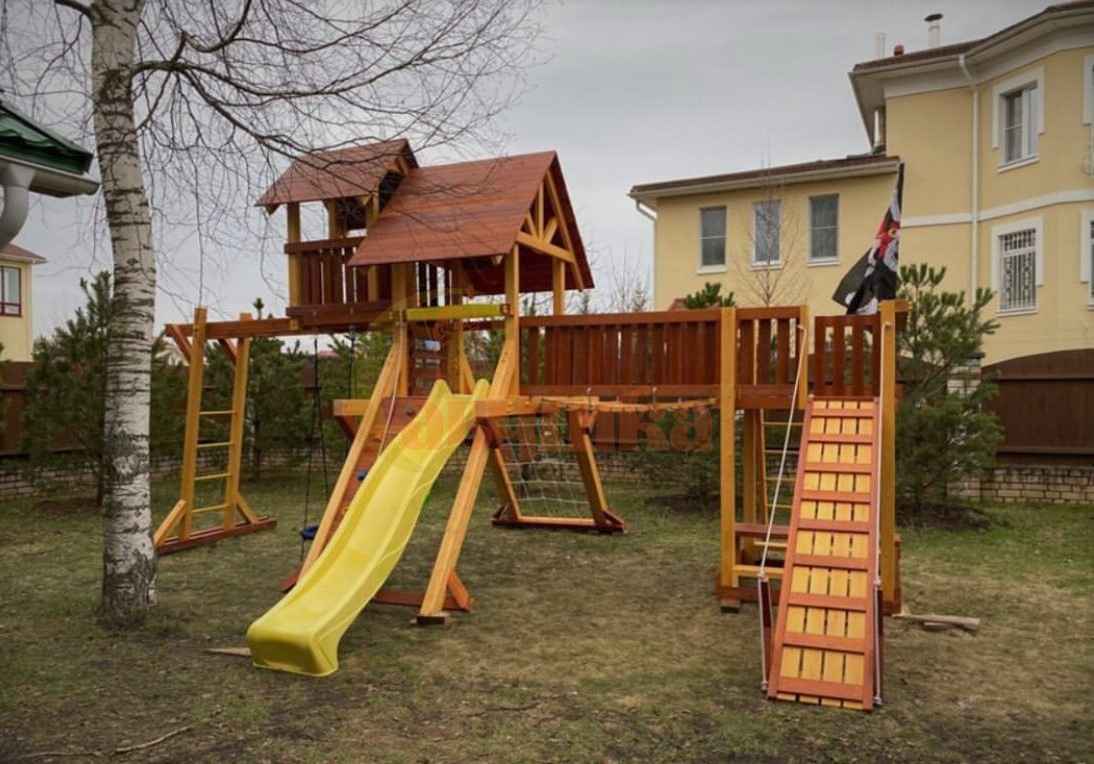 Детская деревянная игровая площадка Савушка Люкс 12