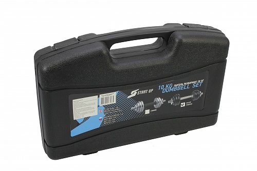 Гантель разборная Start UP HD2704 в пл. чемодане 10 кг (1x10 кг) (крашеная)