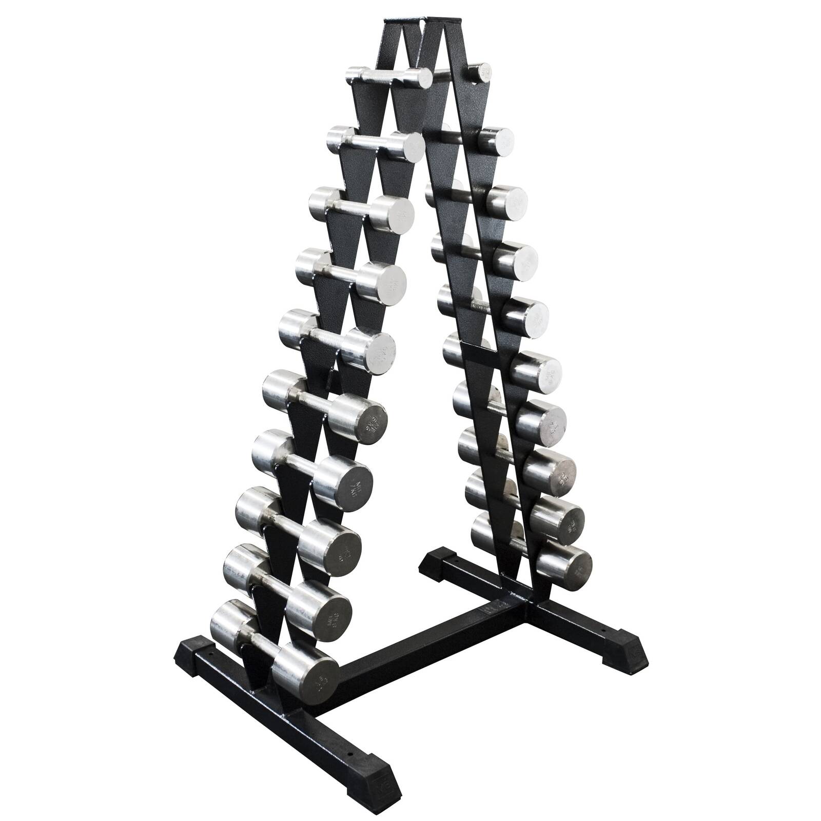 Гантель Barbell 10 кг неразборная фитнесс хром