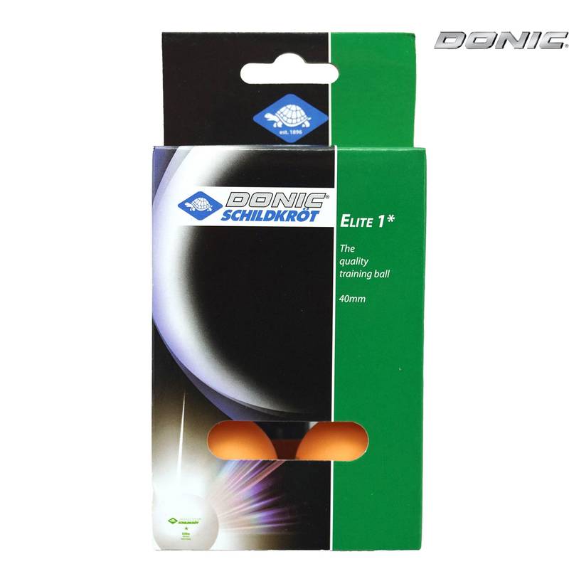 Мячики для настольного тенниса DONIC ELITE 1, 6 шт, оранжевый (618017)