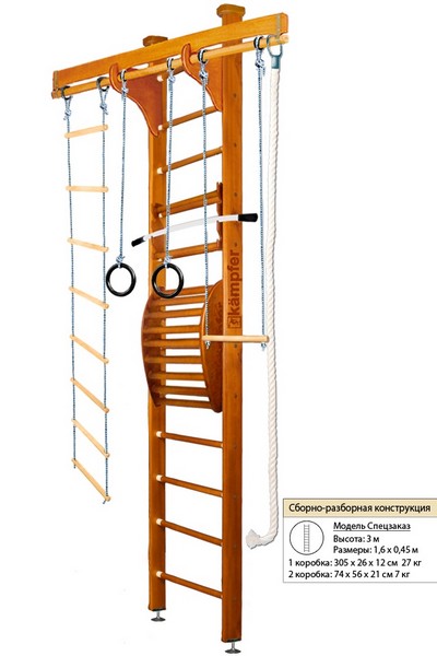 ДСК Kampfer Wooden Ladder Maxi Ceiling Высота 3м