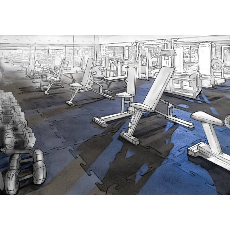 Rubblex Sport 1000x1000x40 мм