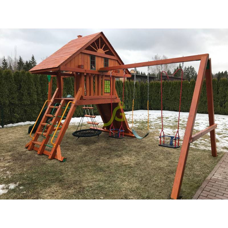 Детская площадка IgraGrad Крепость Фани с рукоходом (Домик)