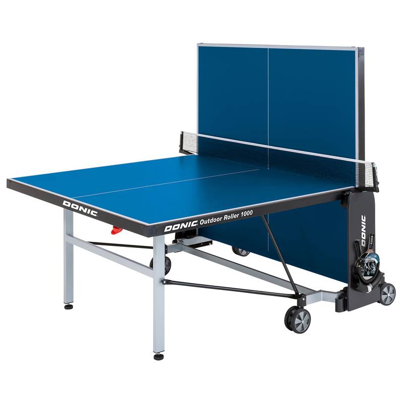 Всепогодный теннисный стол Donic Outdoor Roller 1000 синий (230291-B)