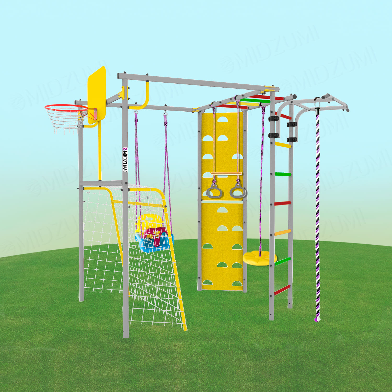Уличный детский спортивный комплекс Midzumi Akiro Small