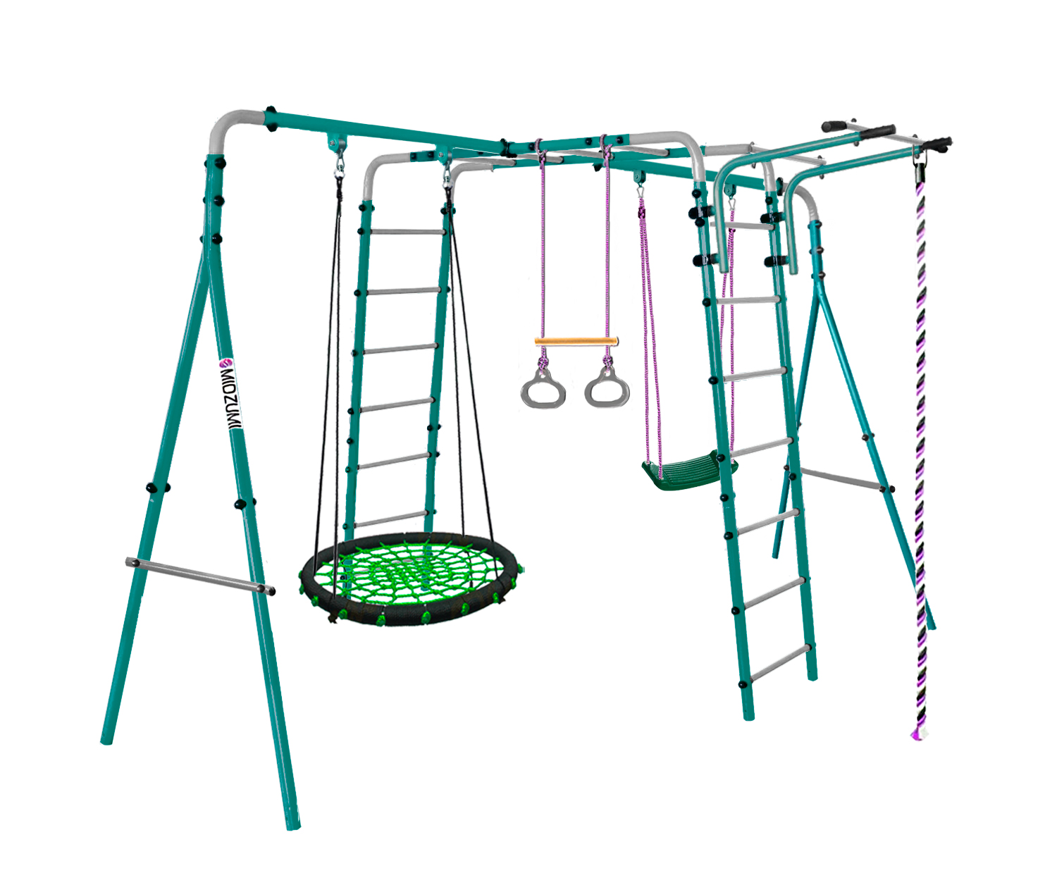 Уличный детский спортивный комплекс Midzumi Tenshi Large XL (зеленое)