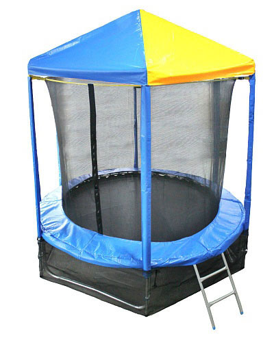 Батут OPTIFIT Like Blue 6ft 1,83 м с сине-желтой крышей